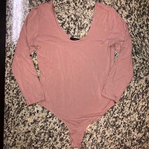 Forever 21 Seamless V Neck Body Suit